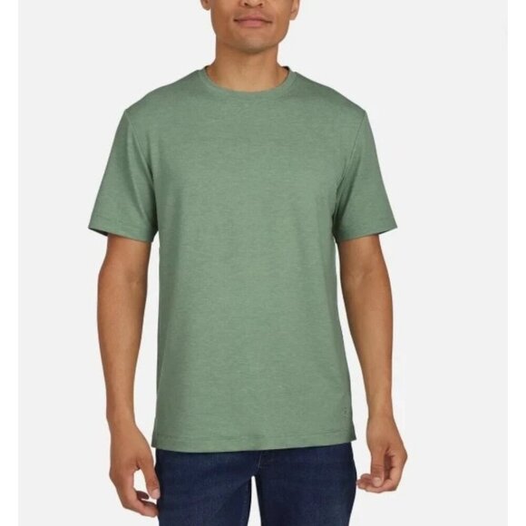 NEW Lands' End Men's L Green Classic Fit Short Sleeve Tee Shirt - Picture 1 of 7